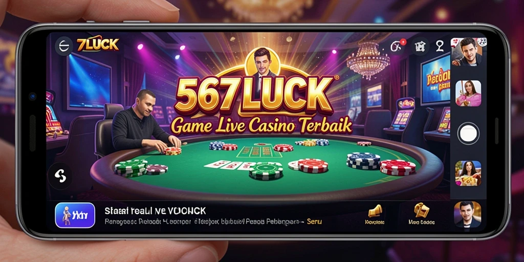 Tampilan gameplay Live Casino yang menegangkan dan interaktif.
