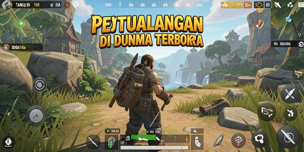 Gameplay 898A menunjukkan petualangan menakjubkan di dunia terbuka.