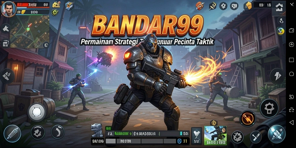 Tampilan menakjubkan dari gameplay strategis di BANDAR99.