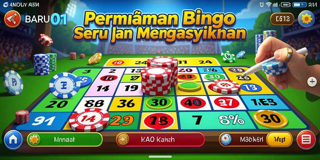Tampilan gameplay seru dan interaktif dari BARU01 Bingo.