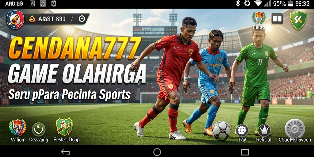 Gameplay seru CENDANA777 yang menampilkan pertandingan olahraga.