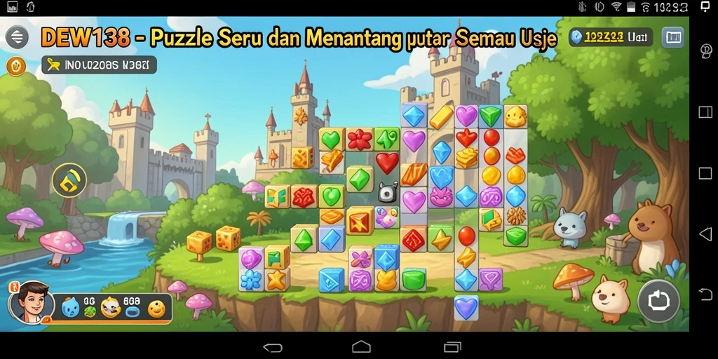 Tampilan gameplay seru dan penuh tantangan di DEWI138.