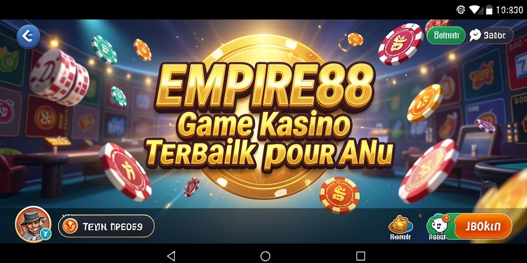 Screenshot gameplay EMPIRE88 menampilkan suasana kasino yang seru.
