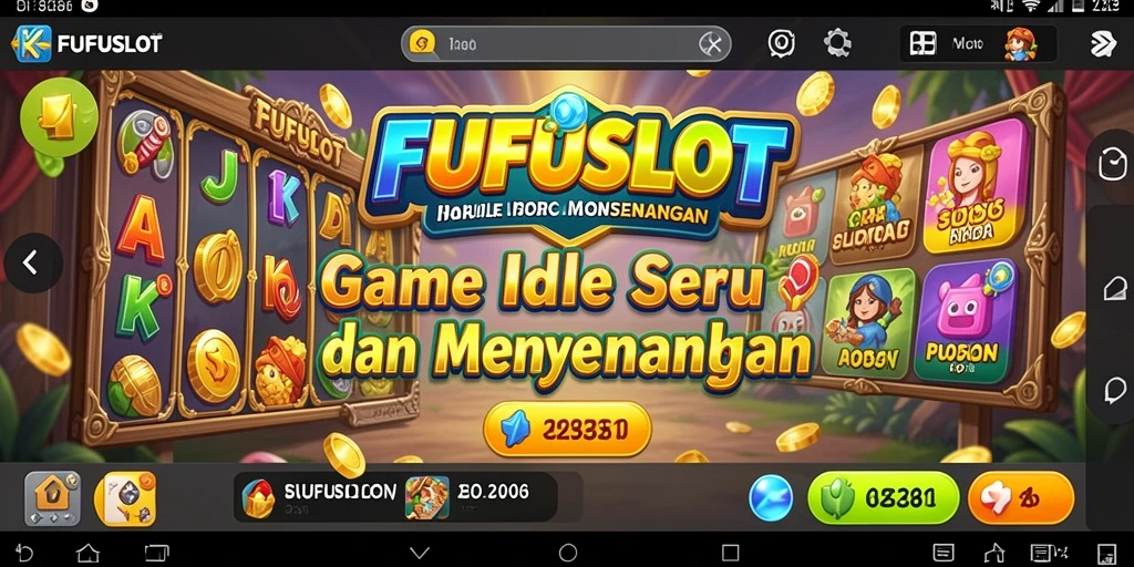 Tampilan utama gameplay FUFUSLOT yang menarik dan menggembirakan.
