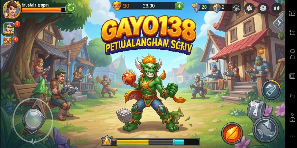 Screenshot gameplay GAYO138 menampilkan aksi seru di arcade.