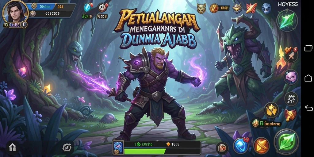Gameplay seru dan menantang dalam dunia petualangan HOYE55.