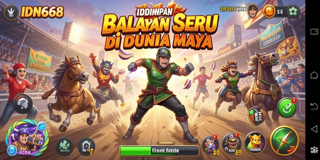 Gameplay IDN668 yang menegangkan dengan grafis memukau dan aksi balap seru.