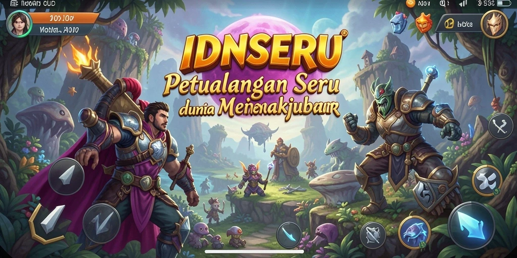 Gameplay seru dari IDNSERU yang penuh tantangan dan petualangan.