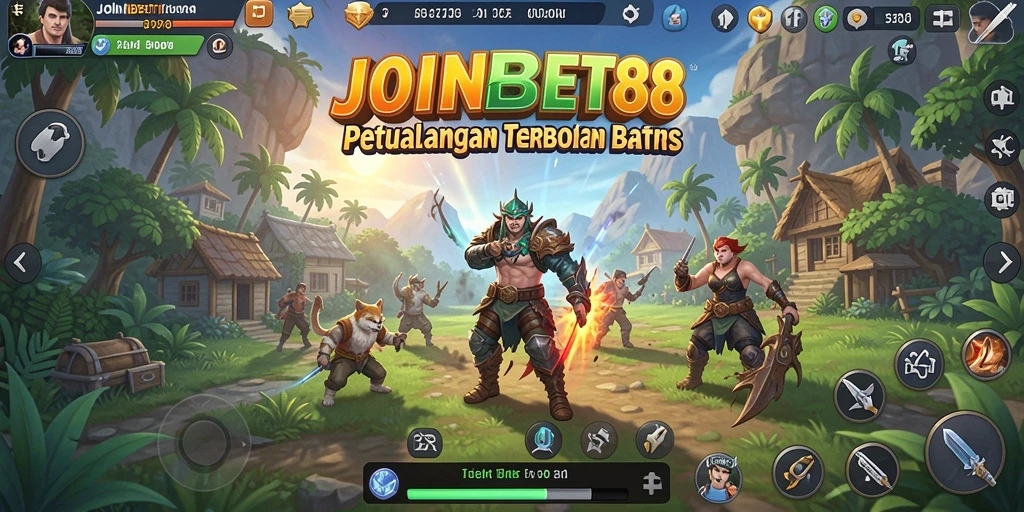 Tampilan karakter dan lingkungan dalam gameplay JOINBET88 yang menakjubkan.