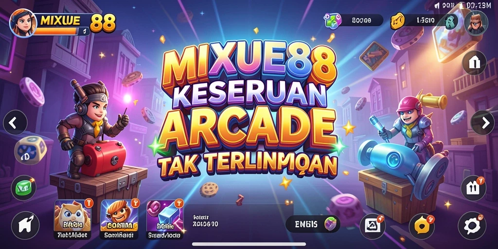 Tampilan gameplay <strong>MIXUE88</strong>, serunya bermain Arcade.
