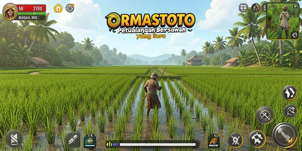 Gameplay menarik dengan berbagai aktivitas bercocok tanam.