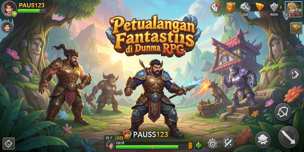 Tangkapan layar ekstrem dari pertempuran seru dalam PAUS123.