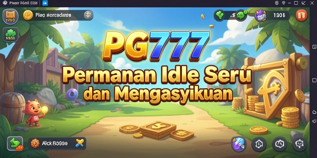 Screenshot PG777 menampilkan aksi gameplay Idle yang seru dan mengasyikkan.