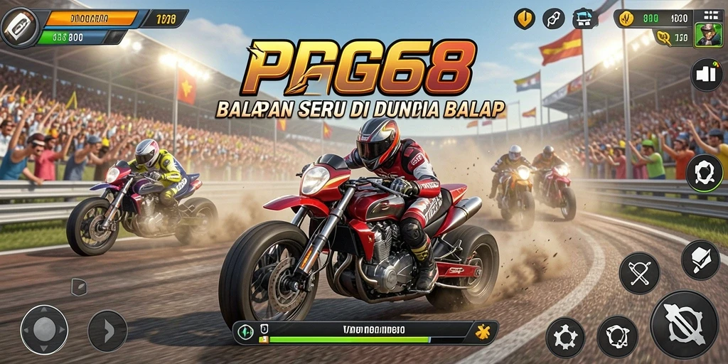 Tampilan gameplay balap yang menegangkan dan realistis.