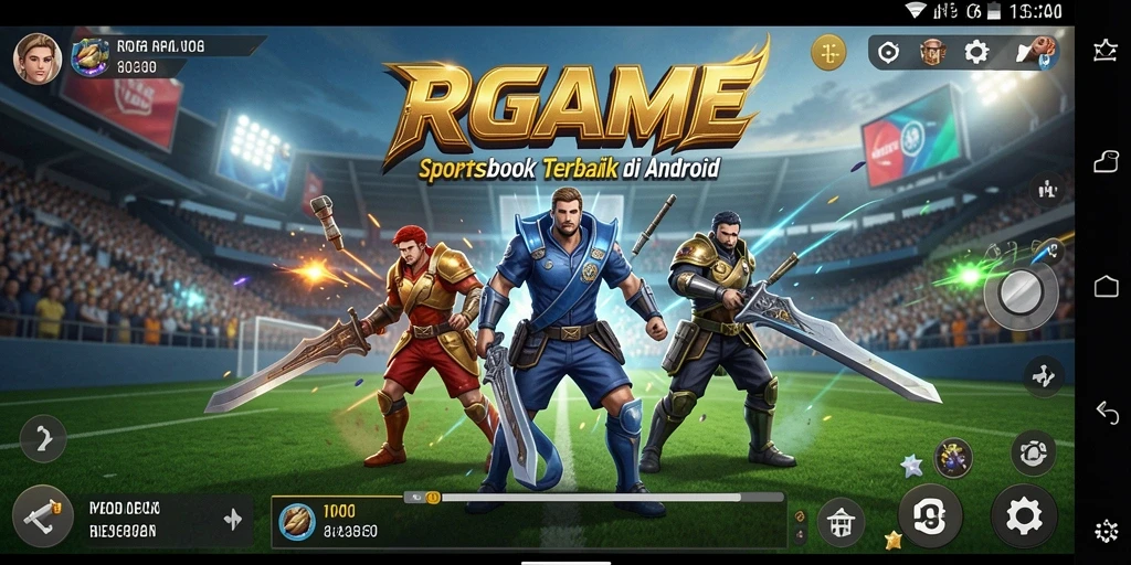 Tampilan gameplay menarik dengan berbagai pilihan taruhan olahraga.