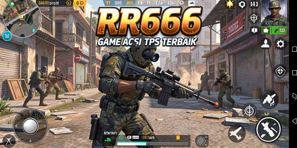 Gameplay seru RR666 dalam mode TPS yang mendebarkan.