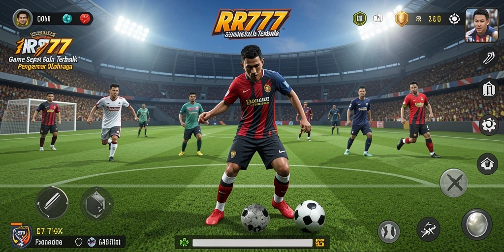 Tampilan gamplay sepak bola yang mendebarkan di RR777.