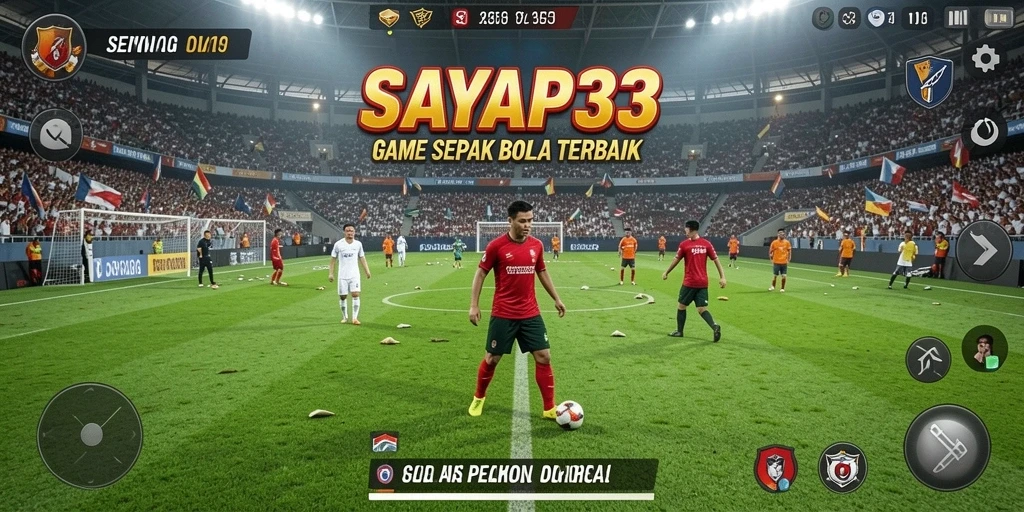 Gameplay seru dalam SAYAP33 dengan grafik sepak bola yang menakjubkan.