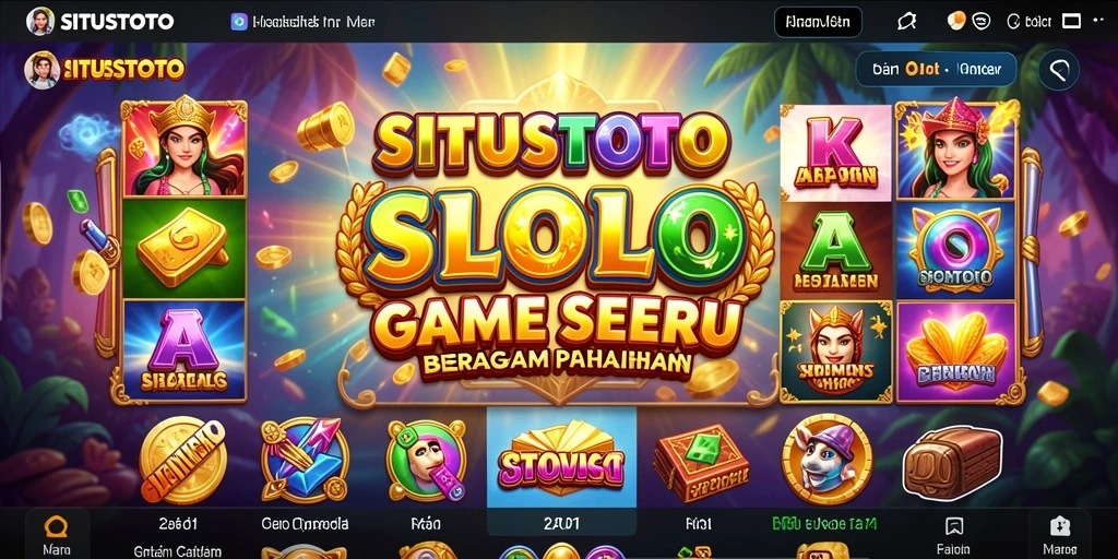 Tampilan gameplay Slot yang menarik dan seru di SITUSTOTO.
