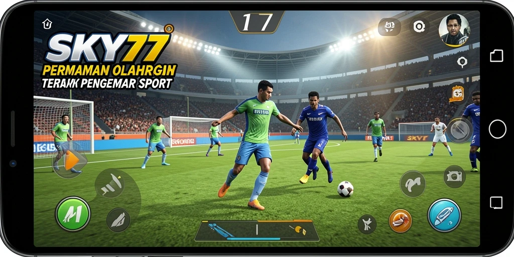Tangkapan layar dari gameplay <strong>SKY77</strong> yang menunjukkan aksi seru di lapangan.