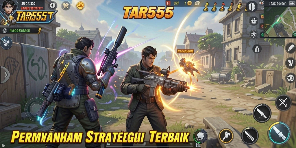 Gameplay seru dan strategi mendebarkan dalam TAR555.